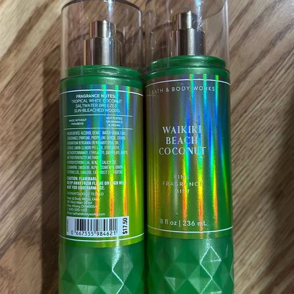 BBW 2pc FFM Waikiki Beach Coconut